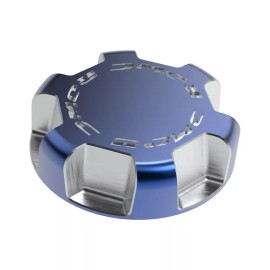 RJWC Blue Krossflow Billet Aluminum Gas Cap 2.0 For Can Am Outlander & Renegade