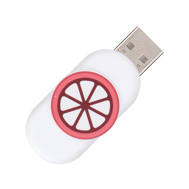 Cartoon U Disk Mangosteen Appearance Knob Style Mini Portable Flash
