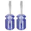 sourcing map 2pcs SL6 Short Tip Slotted Screwdriver Stubby Magnetic