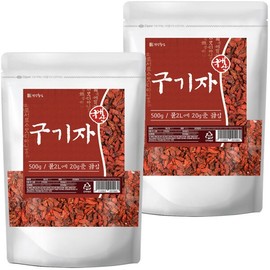 Domestic dried goji berry, dried goji berry 500g (2 pieces) / 국산 말린 구기자 건구기자 500g 2개