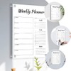 Operitacx 1set Acrylic Weekly Planner Memo Board Erasable Writing Surface