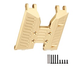 Brass Chassis Gearbox Skid Plate Transmission Mount for Axial 1/18 Axial Capra UTB18 RTR Car RC Crawler Upgrade Parts