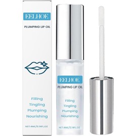 Lip Plumper Serum Coreano con cido Hialurnico, Aceite y Blsamo de Hidratacin Profunda para Labios Ms Llenos y Suaves - Anti-Sequedad, Cuidado de la...