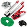 Auxdee Pallet Packaging Banding Strapping Kit with Heavy Duty Strapping
