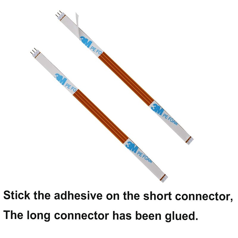 Accessories for WOBANE Cabinet Light Kit, 3 Pin Extention Connecter,