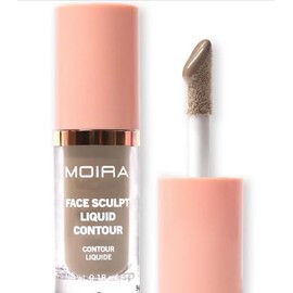 Moira Face Sculpt Liquid Contour Tono Taupe (125) 5 g  Acabado Soft Focus, Buildable y Mezclable, Larga Duración, Fórmula Vegana, Sin Parabenos       