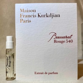 Maison Francis Kurkdjian Baccarat Rouge 540 Extrait De Parfum Sample  2ml/0.06oz