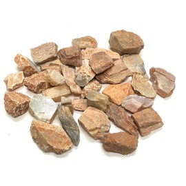 Zentron Crystal Collection Rough Moonstone - Large 1" Pieces in Velvet Bag (1 Pound)