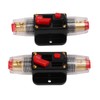 12‑24V Inline Circuit Breaker with Manual Reset Fuse Holder Battery