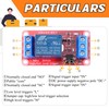 A-DIGISHUO 2pcs 12V 1 Channel Relay Module Relay Switch With