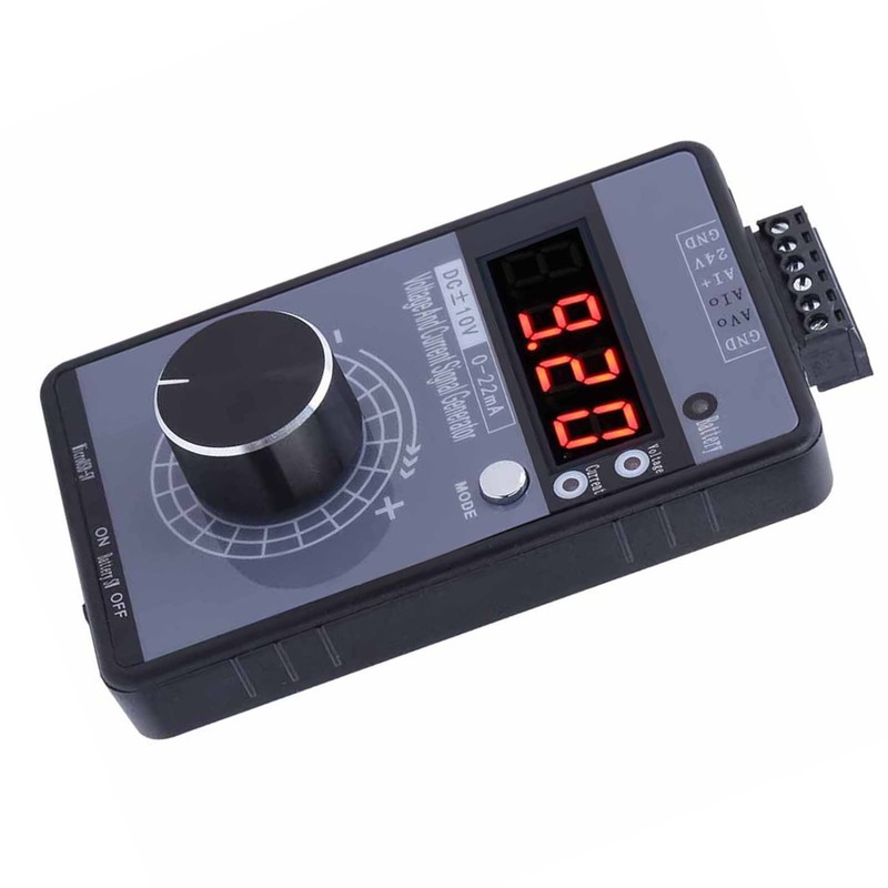 Greensen Digitaler Signalgenerator: Stromspannung 0-10 V/0-22MA, Analog-Simulator der Handheld-Schnittstelle mit