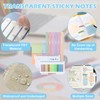 TAIHOBO 600PCS Sticky Notes, 6 Highlighters Pastel with Dual Tip,
