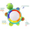 iPlay, iLearn Baby Musical Turtle Toy, Spanish English Bilingual Learning,