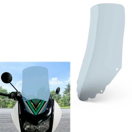 xitomer Fit For KAWASAKI KLR650 2008-2018 Grey Tall Windshield Windscreen Wind Deflector