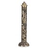 Incense Burner Bronze Tone Dragon Phoenix Relief Craft Ornaments Tea