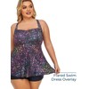 Summer Mae Women Plus Size Two Piece Tankini Swimsuits Flowy