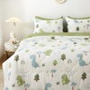 Wajade Kids Dinosaurs Comforter Set Bed in A Bag Twin