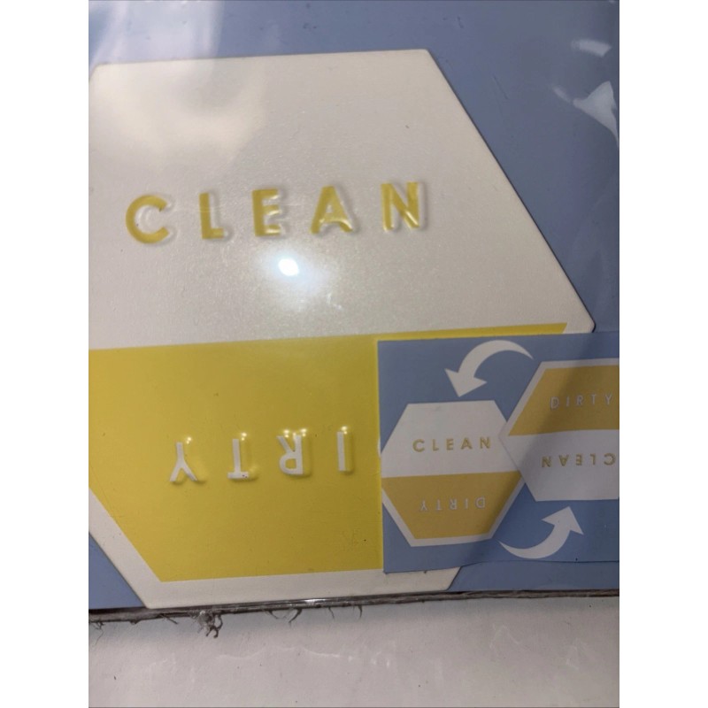 Old East Main Co. Tin Magnet Dishwasher Clean/Dirty Flip Sign