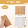 2 Pack Zipper Case and Kraft Card Holder Notebook Set