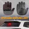 DIBMS Hand Gesture Light with Remote, Red LED Finger Funny