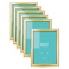 LaVie Home 5x7 Picture Frames (6 Pc, Gold) Simple Designed