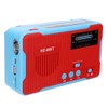 RD-666T Portable Solar Powered Emergency Hand Crank AM FM Radio