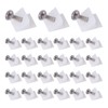 Pack of 100 Back Wall Connectors, Drawer Wedges, Shelf Brackets,