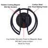 Strong Magnetic Cup Holder, Fully Covered Anti Drop Drink Holder,