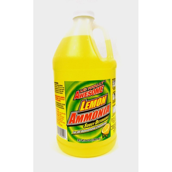 La's Totally Awesome Ammonia Lemon All Purpose Concentrated Cleaner Degreaser Spot Remover 64 oz refills - 1 bottle