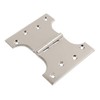 Lunn Hardware Chrome Parliament Hinge 5-Inch x 3-Inch x 4-Inch