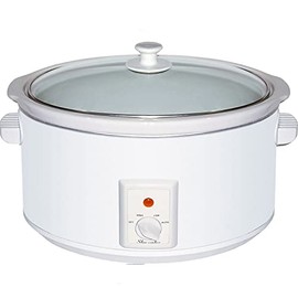 Brentwood Slow Cooker, 8 Quart, White