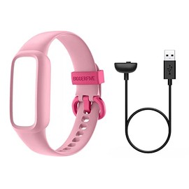 BIGGERFIVE Charging Cable and Adjustable Replacement Straps Bands, Compatible With Vigor 2L Kids Fitness Tracker