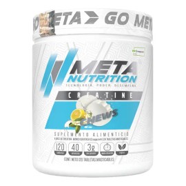 Meta Nutrition Creatina Sello Creapure 120 Chews 40 Serv Sabor Wild Lime
