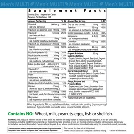 Rainbow Light Men’s Multivitamin – With Ashwagandha, Lycopene & Probiotics – Real Food Nutrients – 150 Vegetarian Caplets