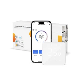 Refoss Heating Thermostat WiFi, Water Underfloor Heating Thermostat Boiler, Smart Thermostat, Voice Control Room Thermostat, Intelligent Remote Control Wall Thermostat Digital for HomeKit, Alexa,