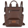 Wrangler Convertible Backpack with Adjustable Strap for Women:_Brown,Coffee