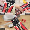 BOOSDEN Wire Stripper Self-adjusting Cable Stripper Wire Stripper Wire Cutting