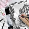 Artecho A4 Sketch Book, 200gsm Hardcover Spiral Bound Sketch Pad,