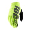 100% Men's BRISKER Gloves, Fluro Yellow, 2X-Large