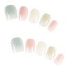 Yuzu Nail Nail Tip 368 / Clear Aqua (10 Tips)