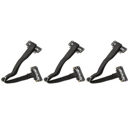 Bandas de Estiramiento Facial con Clips, 3 Unidades de Bandas de Estiramiento Facial Instantáneas con Clips para Niñas, Cinta de Estiramiento de Cara Elástica Ajustable para Mujer