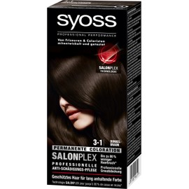 Syoss Hair Colour 3-1 Dark Brown Pack of 3 x 115 ml
