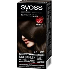 Syoss Hair Colour 3-1 Dark Brown Pack of 3 x 115 ml