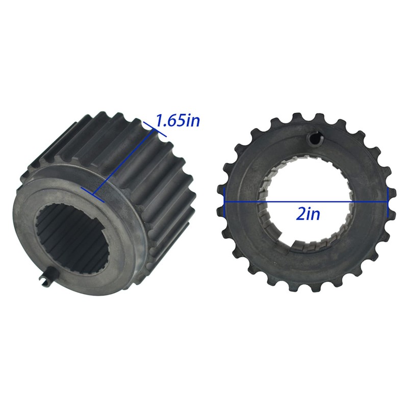 marddpair Crankshaft Belt Pulley with Sensor Blade and Spacer Replacement