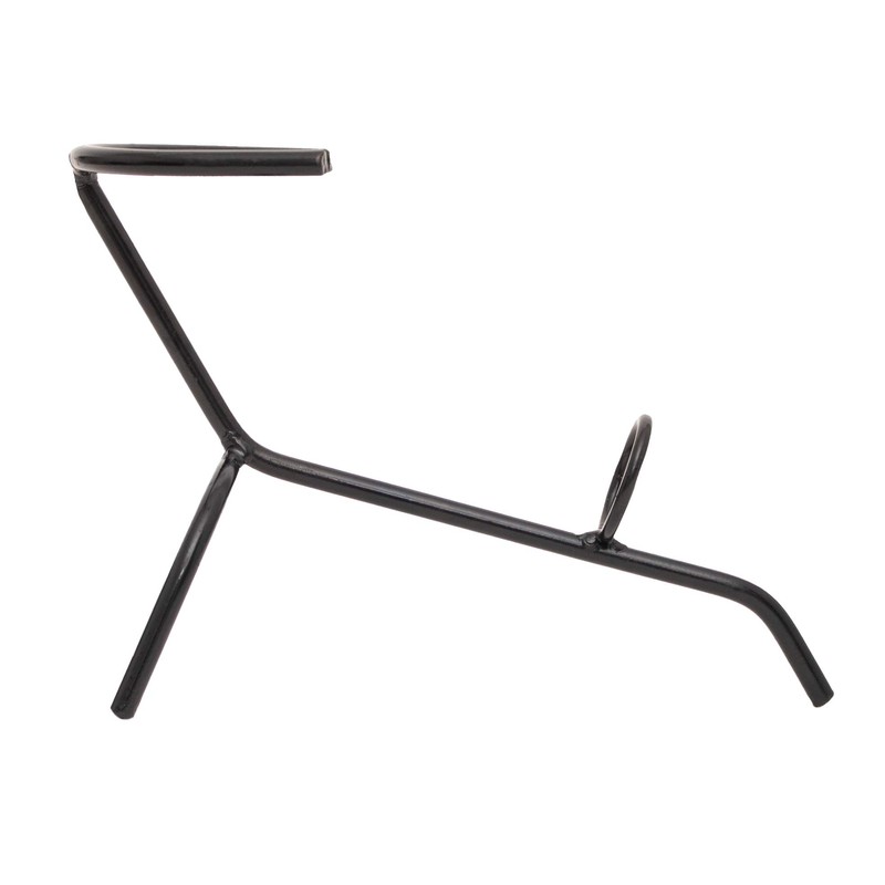Mythrojan Hand Forged Drinking Ale Horn Rack Twisted Iron Ale