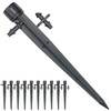 Topiverse 25 Pcs Drip Irrigation Emitters, Adjustable Flow 0-18 GPH
