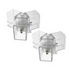 cezelux 2 Pack Hexagon Garage Light Connectors 120° Y-Connector 2