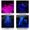 Car Interior Wireless Led Lights, 7 Colors Car Ambient Lighting