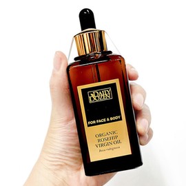 Daily Dozen Rosehip Virgin Face Oil 100ml Full Body Care Unrefined Concentrate Vitality Recharge Skin Vitality / 데일리더즌 로즈힙 버진 페이스오일 100ml 전신케어 비정제원액 생기충전 피부활력