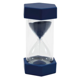 TimeTEX Sablier, hauteur 12 cm, 6,5 cm de diamètre, 15 minutes, X grand, bleu